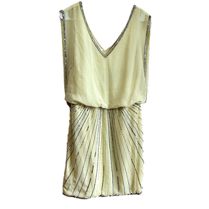 J’KARA Beaded Formal Dress